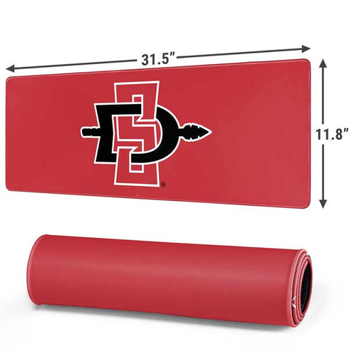 San Diego State University Aztecs Red Logo Gaming Mouse Pad